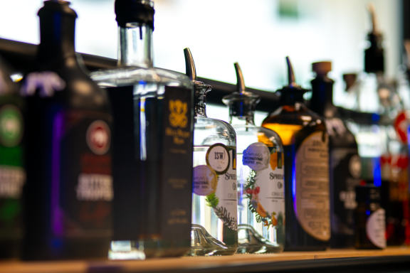 Foto von hochwertigen Spirituosen